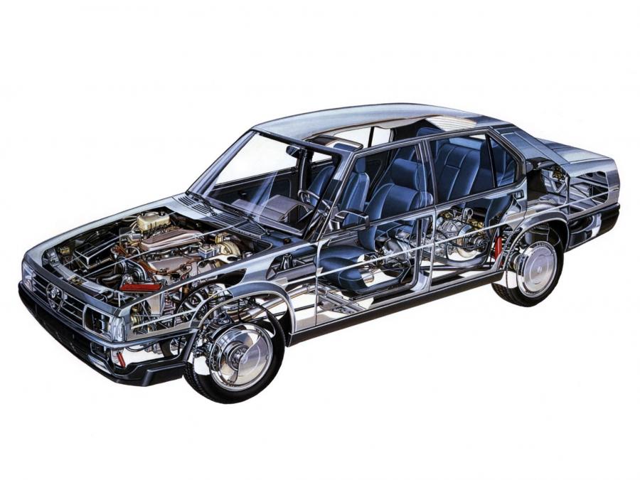 Схема Alfa Romeo 90 (162A) 1984 года  (фото 15 из 25)